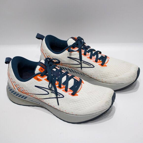 Brooks Levitate GTS 5 White Blue Orange Men Size 7D - Very Minimal Wear! main image 12